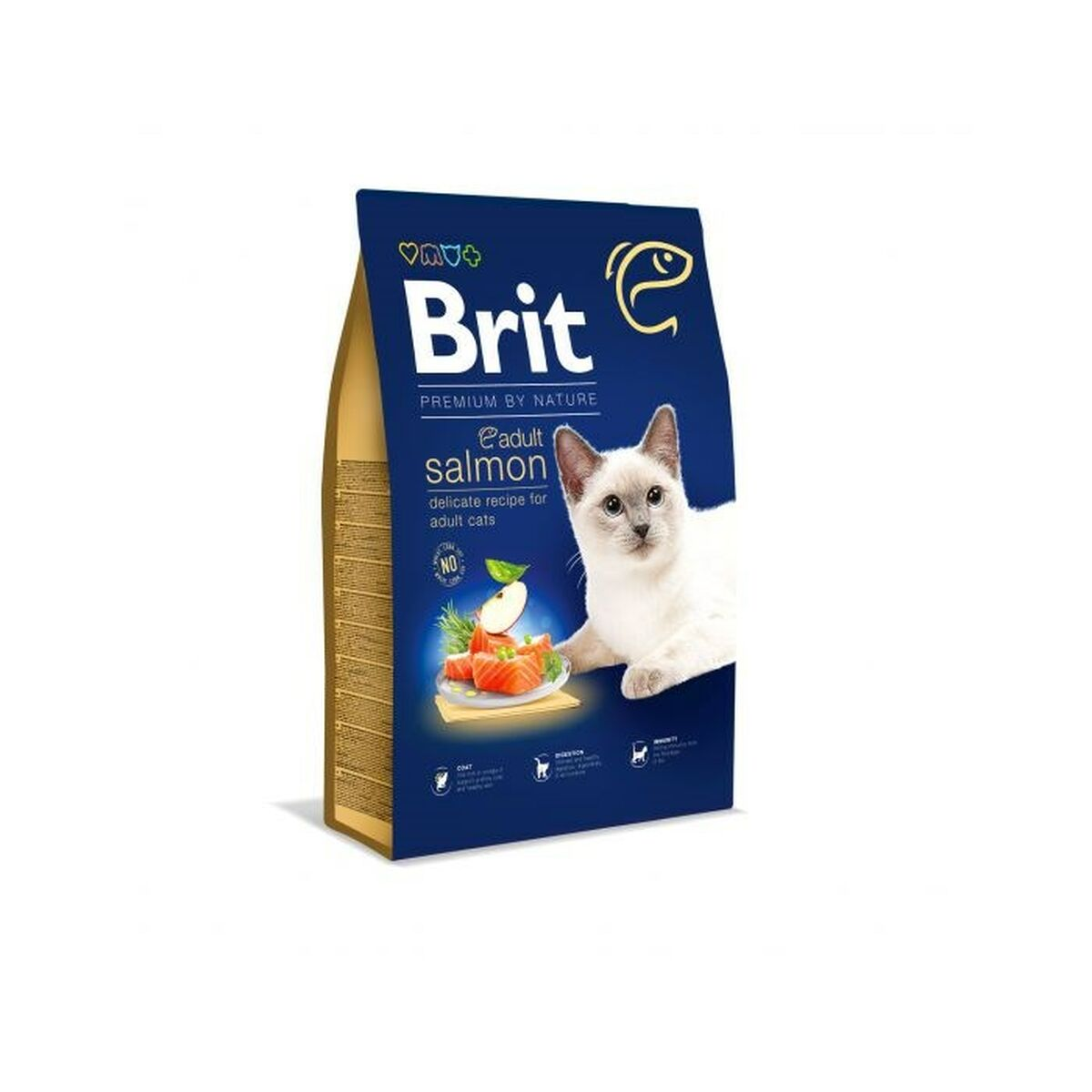 Brit Premium Adult Salmon karma dla kot ów z łososiem i jabłkiem.