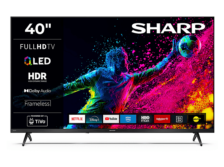 SHARP 40HE3745E Fernseher (Flat, 40 Zoll / 101 cm, Full-HD, SMART TV ...
