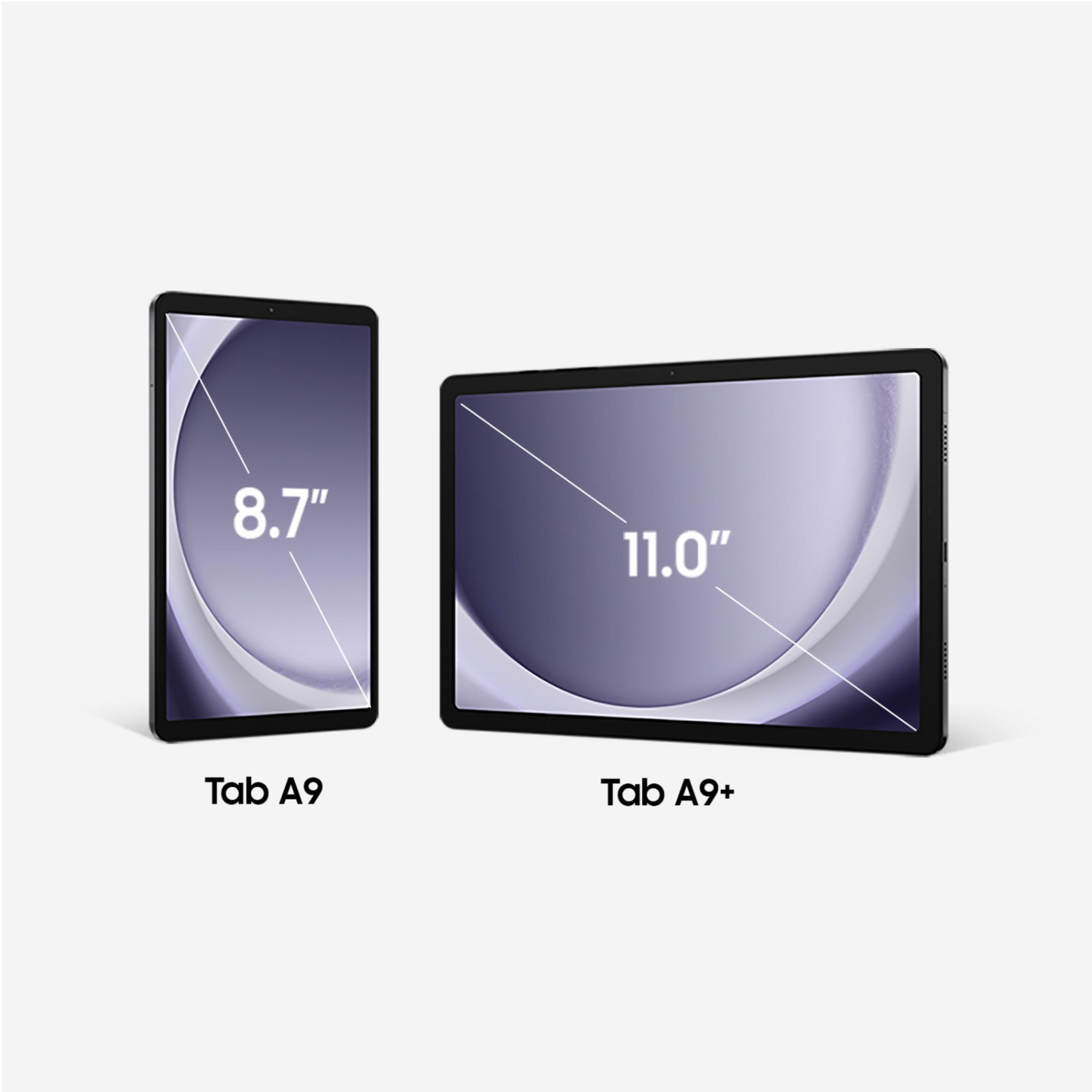 Due tablet: Tab A9 (8,7") e Tab A9+ (11,0").