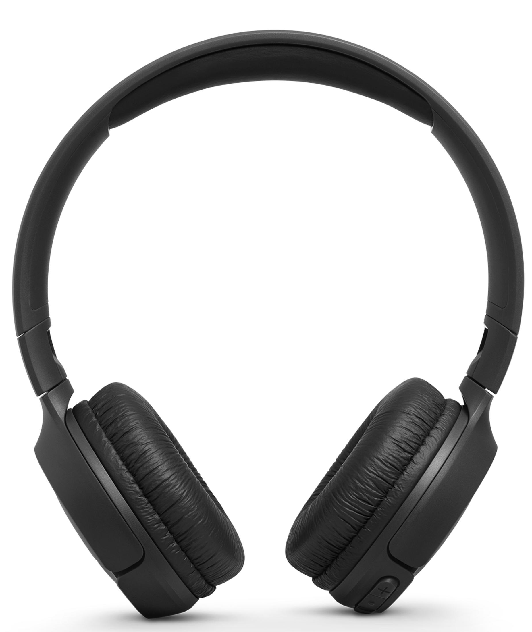 Schwarze Over-Ear-Kopfhörer mit gepolsterten Ohrmuscheln und verstellbarem Kopfbügel.