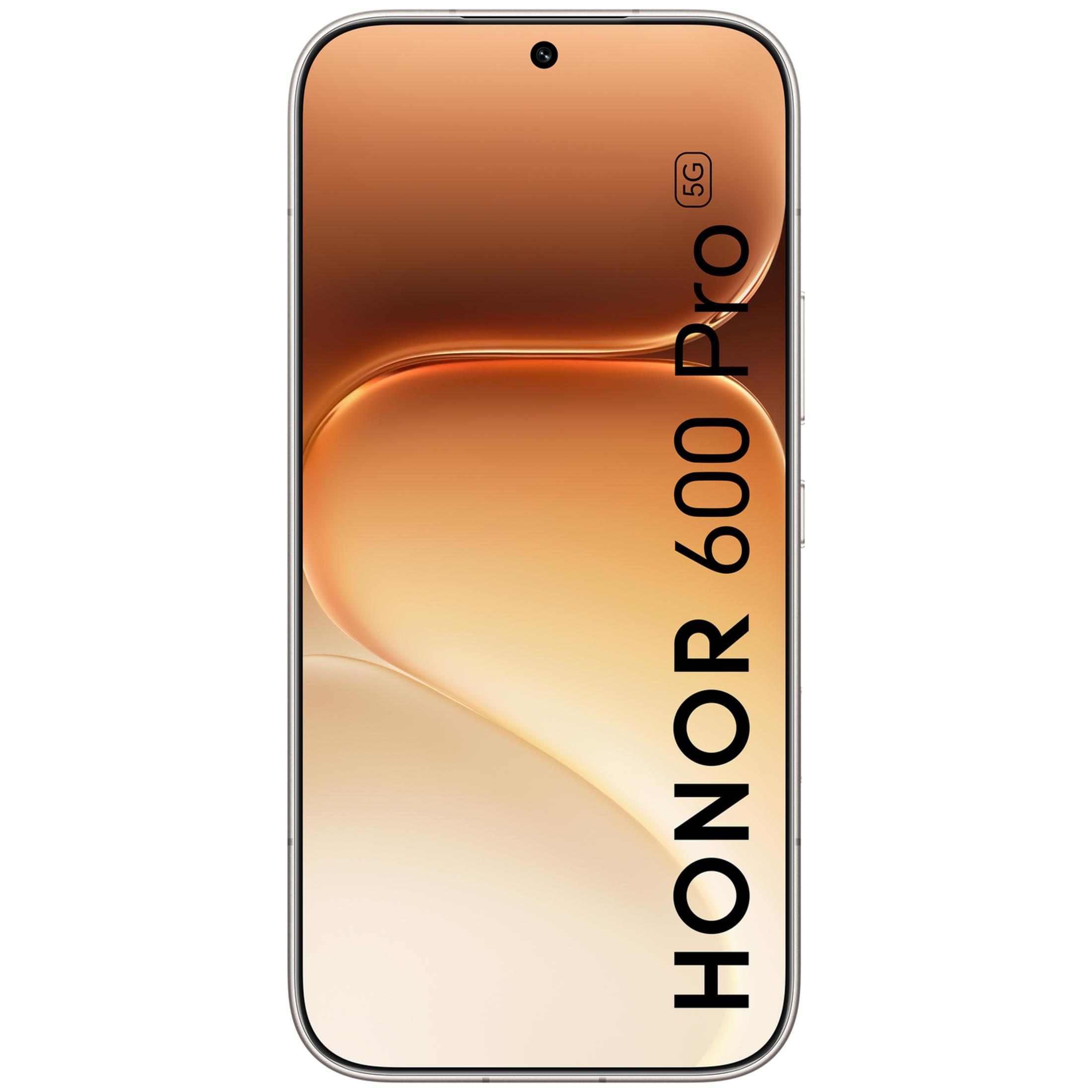 Ein HONOR 60 Pro 5G Smartphone mit goldfarbenem Hintergrund.