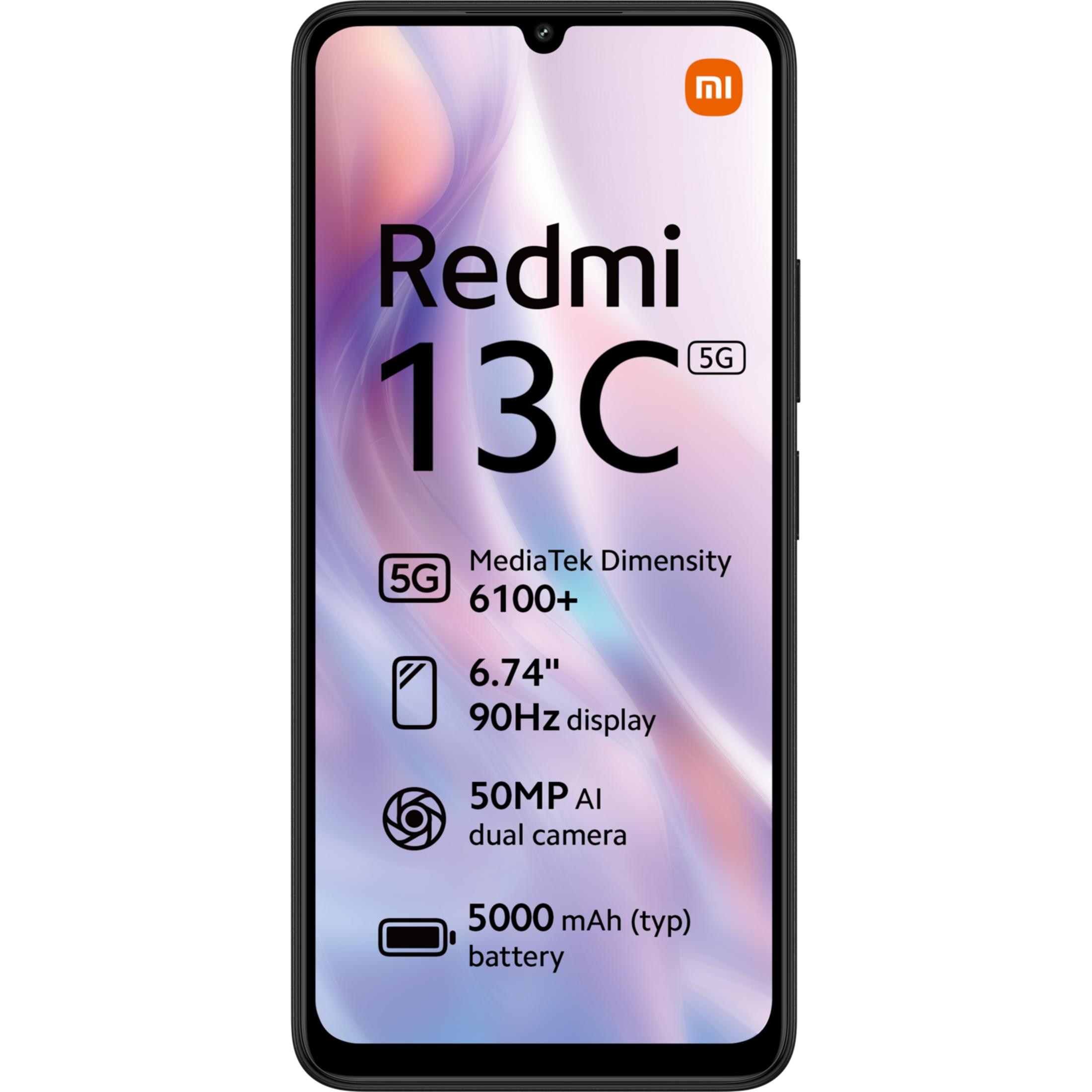 Redmi 13C 5G z ekranem 90Hz 6.74", aparatem 50MP, baterią 5000mAh.