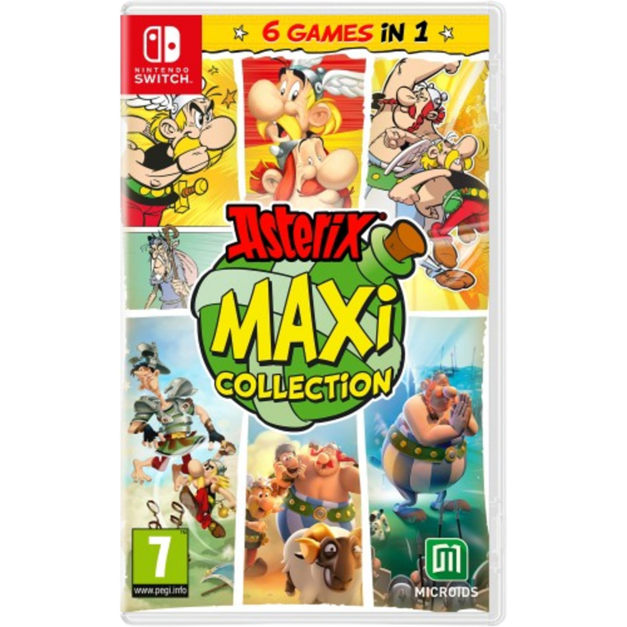 Juego Nintendo Switch "Asterix Maxi Collection" con 6 juegos en 1, PEGI 7.
