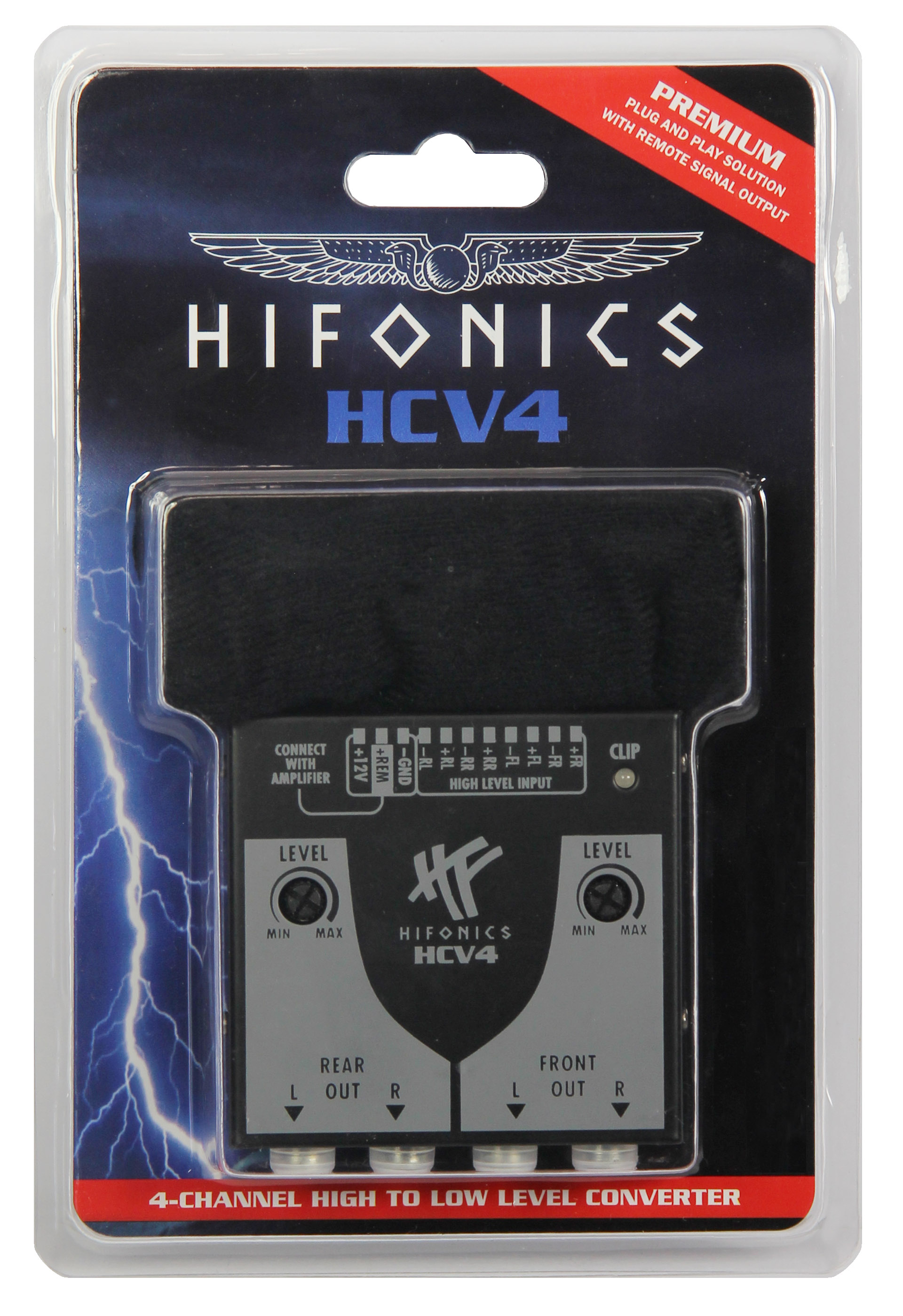 Hifonix HCV4 4-Kanal High-to-Low-Level-Konverter im Paket.