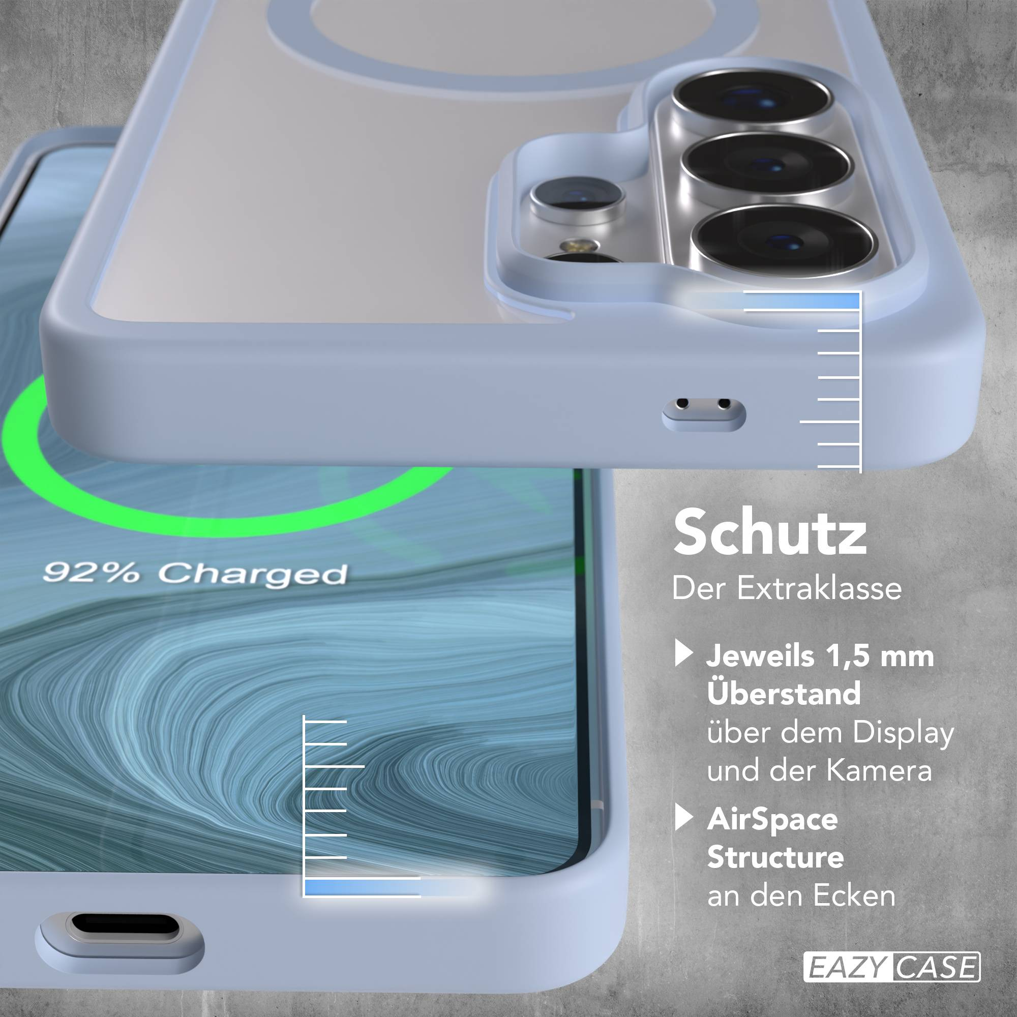 Ein Handycase mit 92% Ladung, Schutz und AirSpace Struktur.