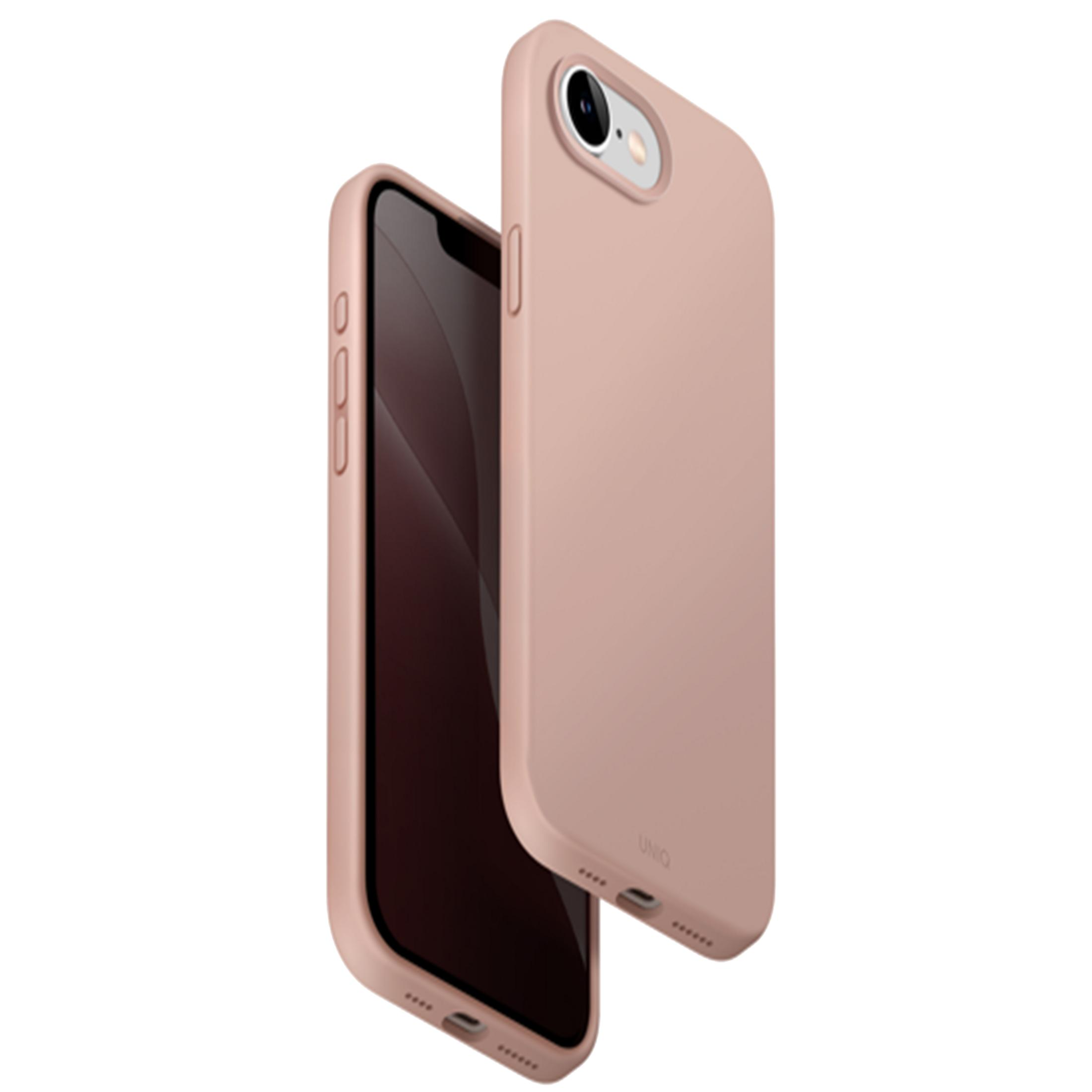 UNIQ Lino Hybrid iPhone 16E MagSafe Telefon Kılıfı Pembe