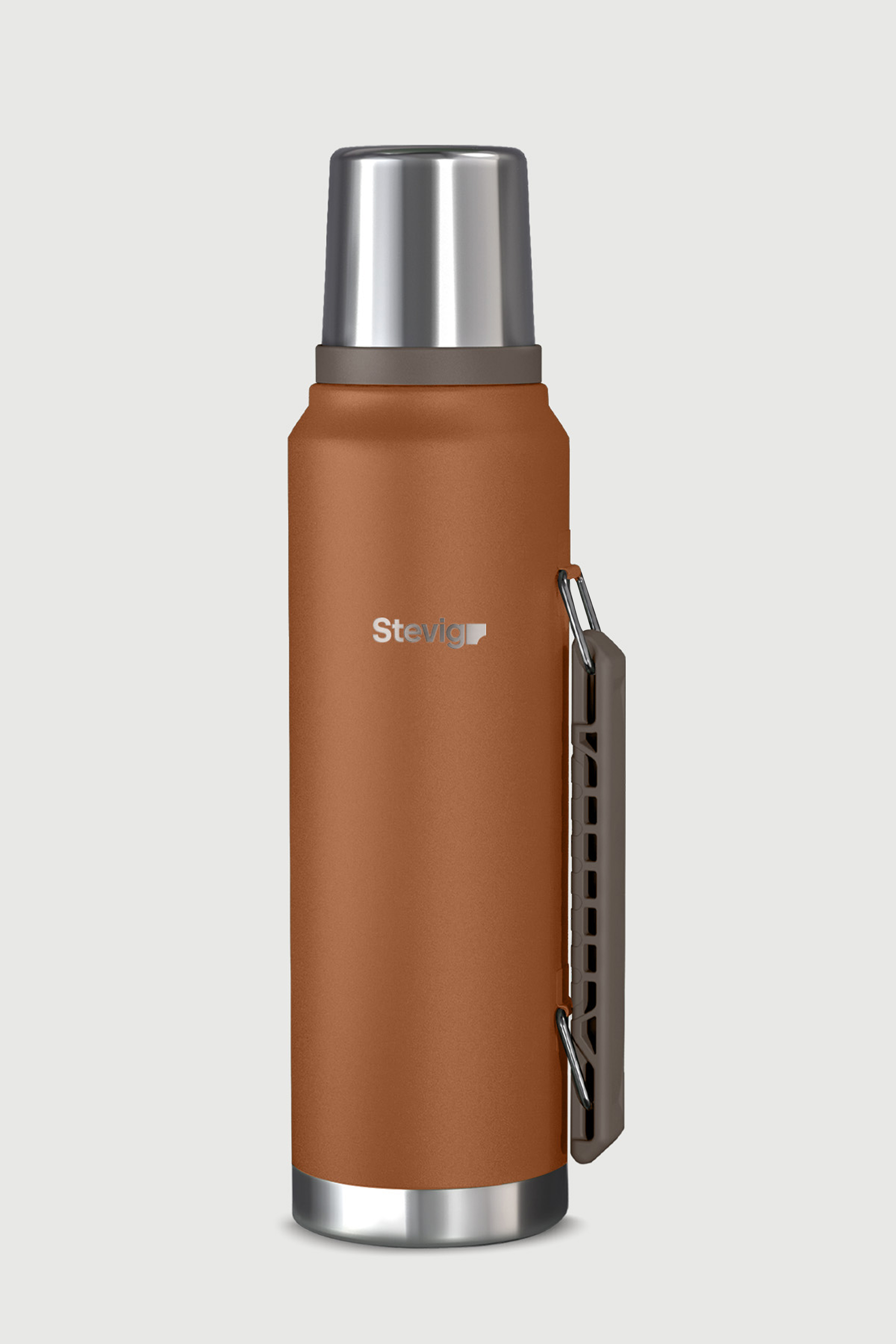 STEVIG 1 Camper Klasik Kulplu Sızdırmaz Autumn Leaf 1.2 l ST-259 Paslanmaz Çelik Termos