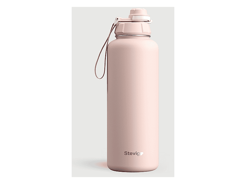 STEVIG 1 Hand Leak-Proof Sızdırmaz 1500 ml Icy Pink ST-255 Paslanmaz Çelik Termos