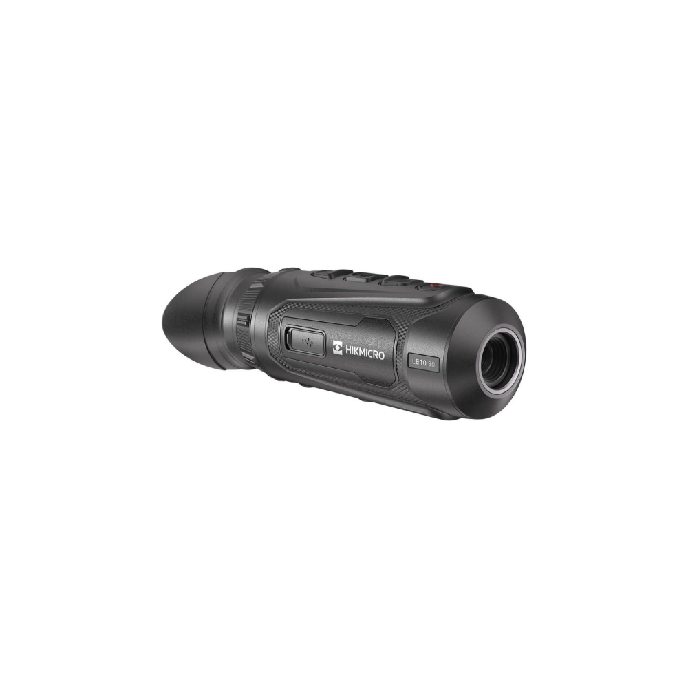 A black HIKMICRO thermal imager with buttons and a lens.