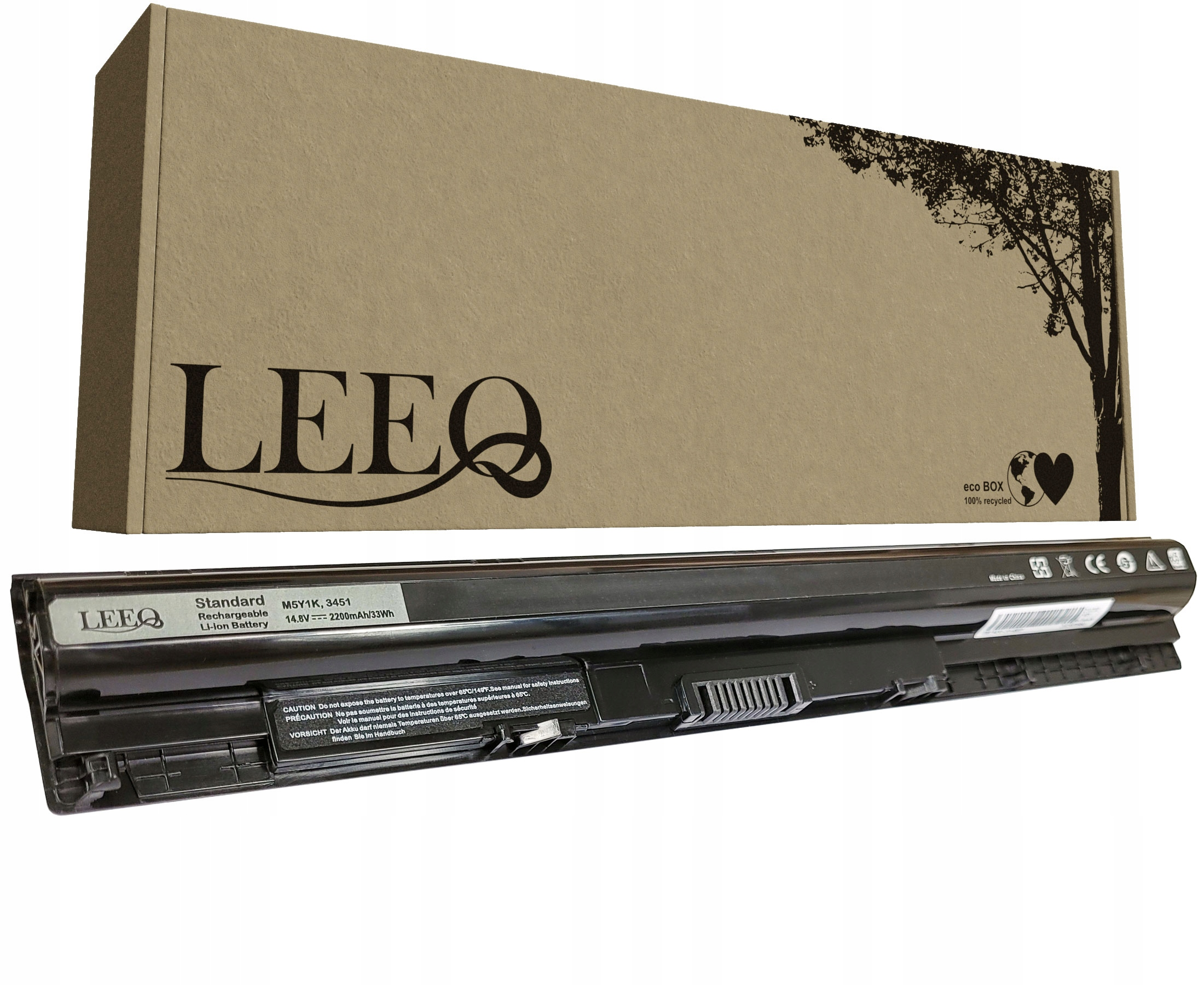 Bateria litowo-jonowa LEEQ M5Y1K, 14.8V, 2200mAh, 33Wh na pudełku eko.