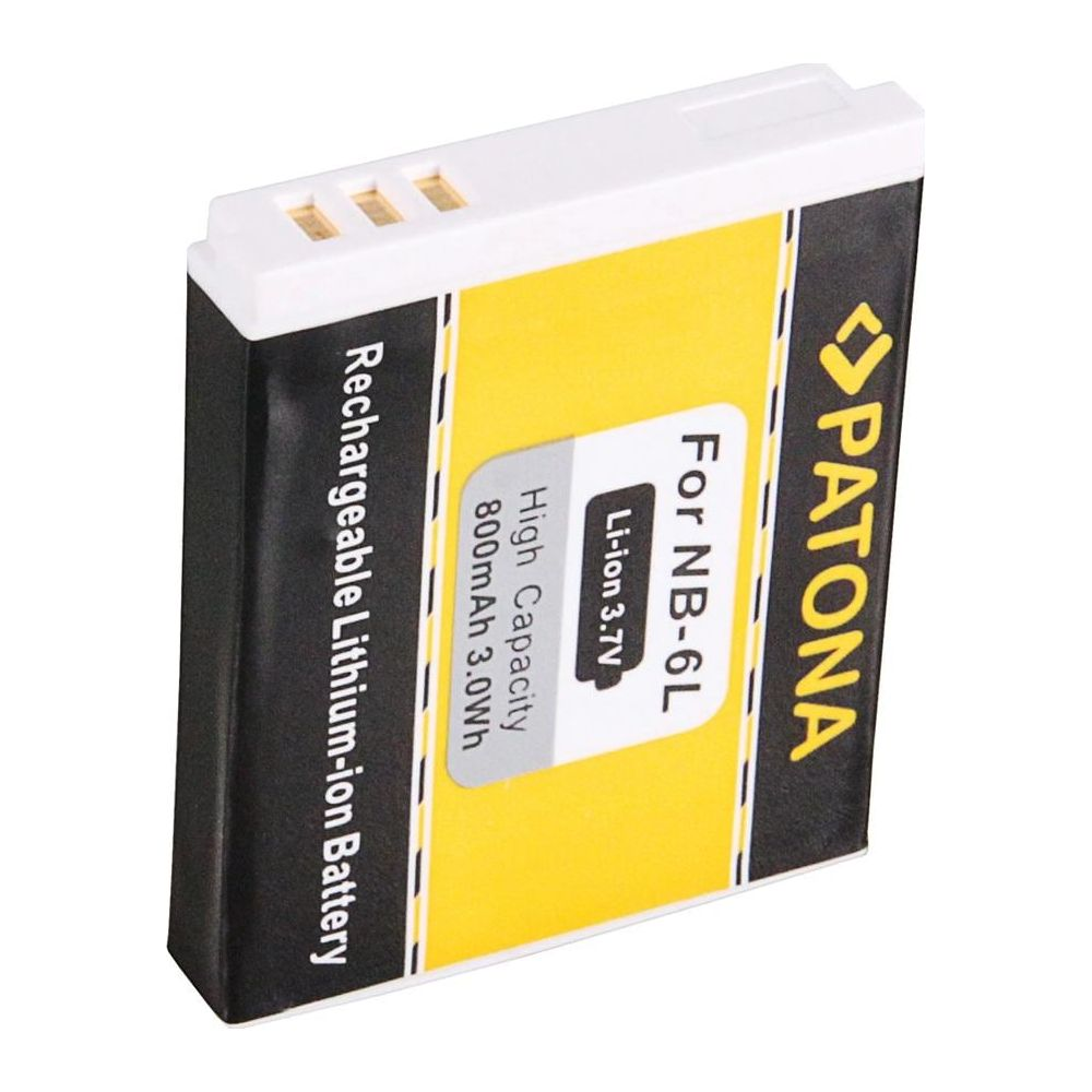 Eine PATONA wiederaufladbare Lithium-Ionen-Batterie für NB-6L, 3,7V, 800mAh.