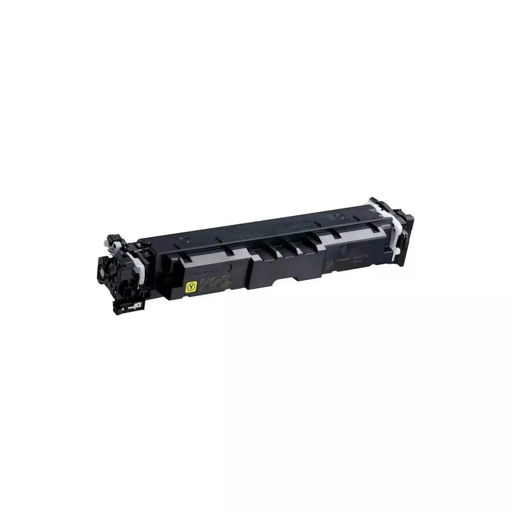 Black Canon toner cartridge drum unit with yellow warning symbols.