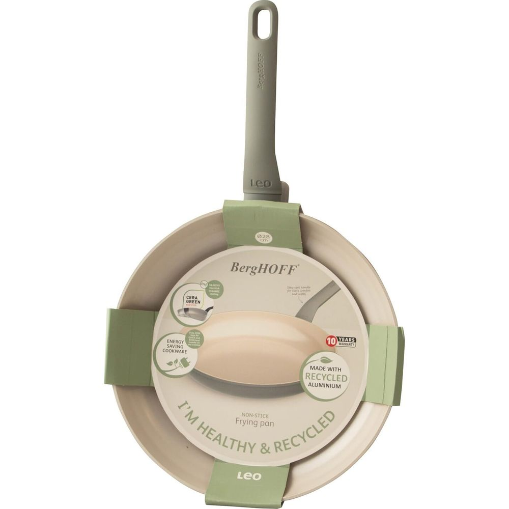 BergHOFF Leo non-stick frying pan, 28cm, made with recycled aluminum.