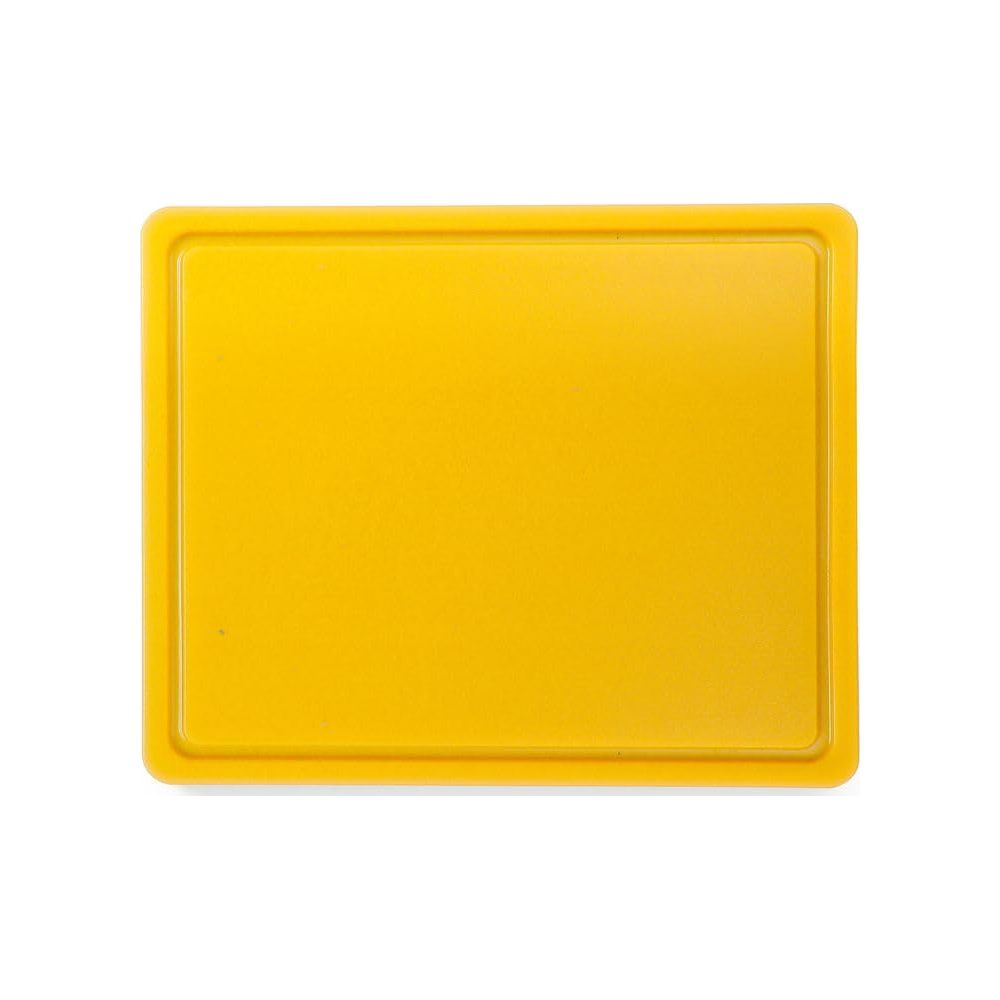 Un singolo oggetto rettangolare, giallo e dagli angoli arrotondati.