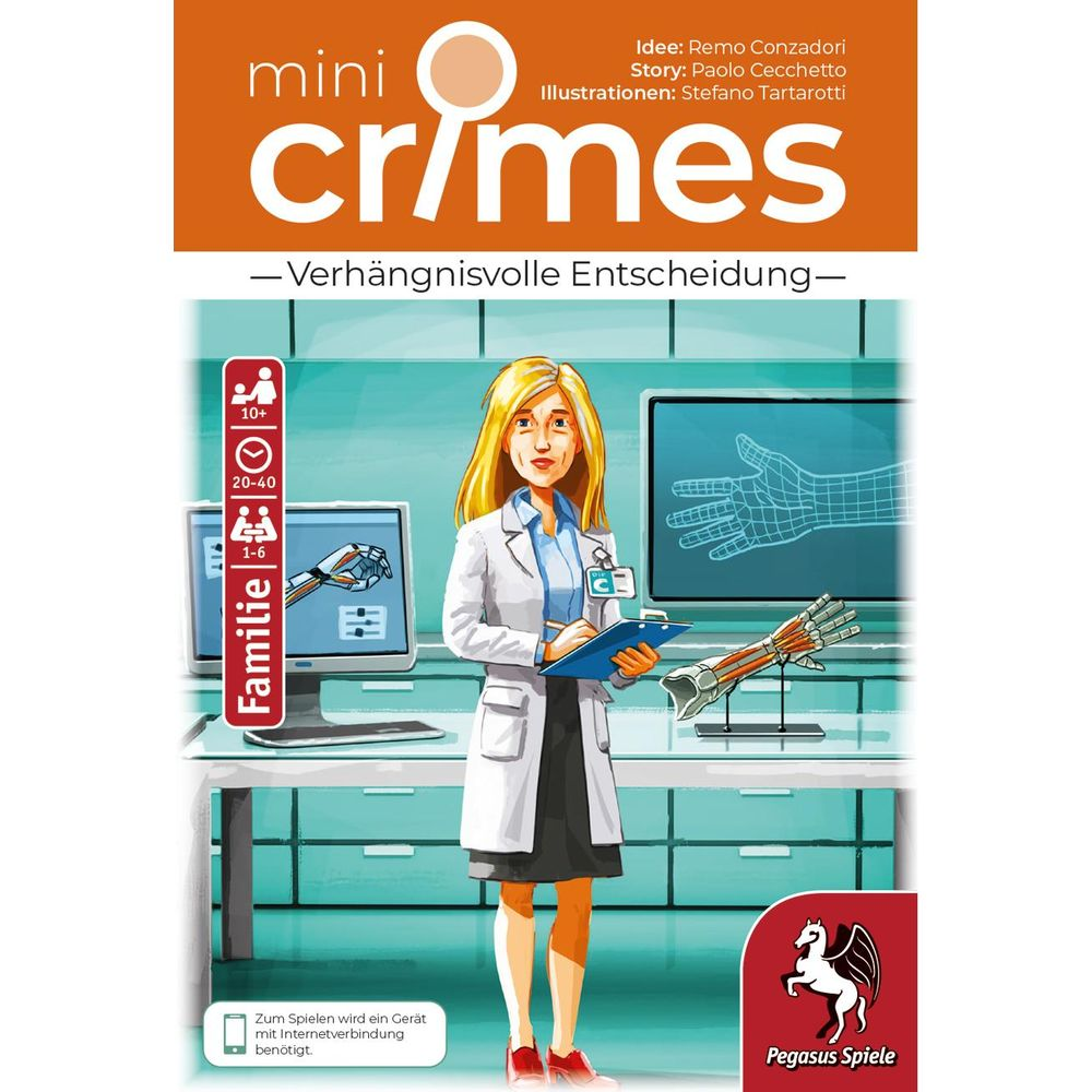 Femme en blouse blanche à un bureau avec ordinateur, presse-papiers et bras robotique.