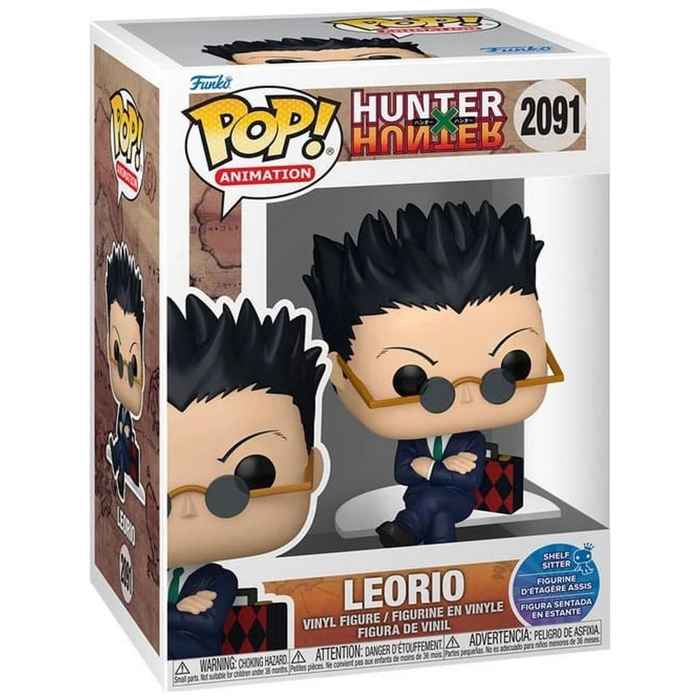 Funko Pop! Figur von Leorio aus Hunter x Hunter in der Originalverpackung.
