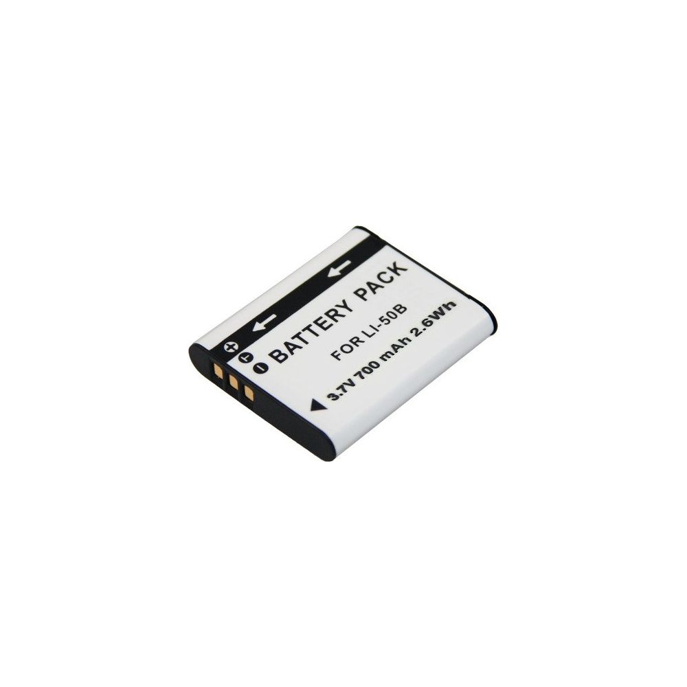 Ein kompakter Lithium-Ionen-Akku, Modell LI-50B, 3,7V, 700mAh, 2,6Wh.