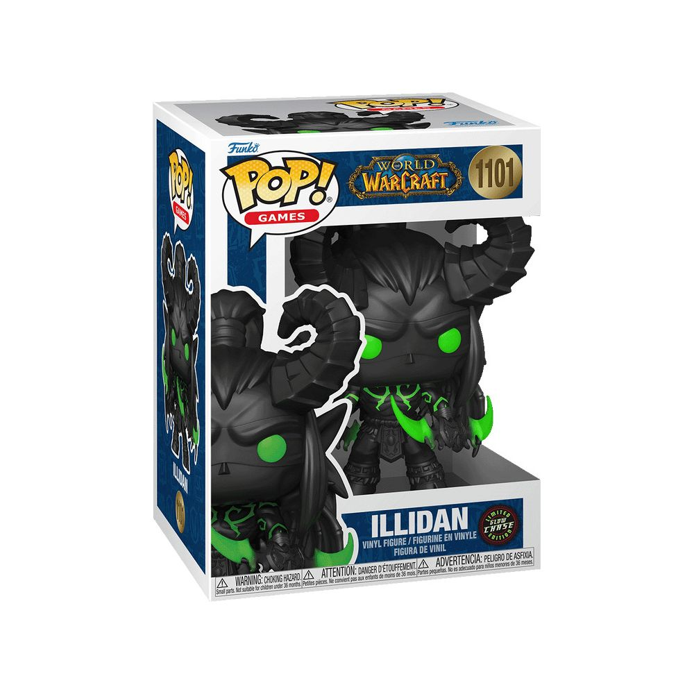 Figurka winylowa Funko Pop! Illidan z World of Warcraft w pudełku.