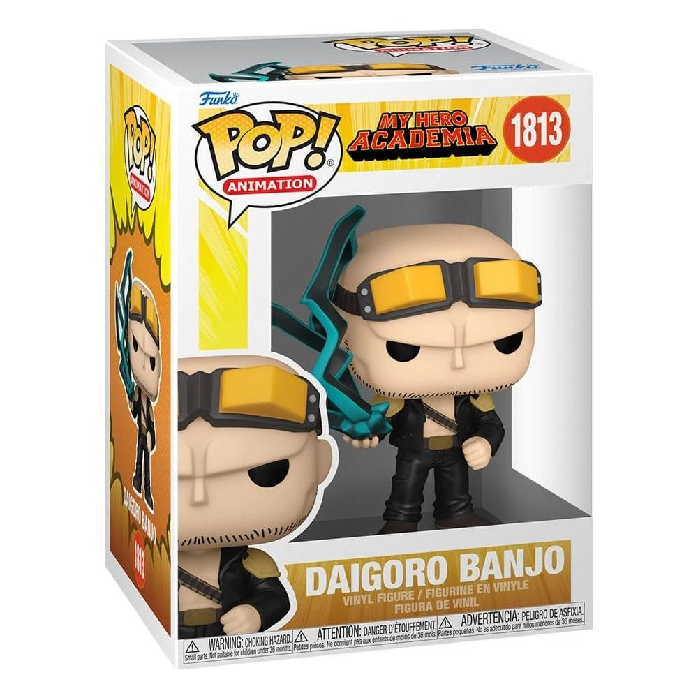 Action figure Funko Pop! in vinile di Daigoro Banjo da My Hero Academia, numero 1813.