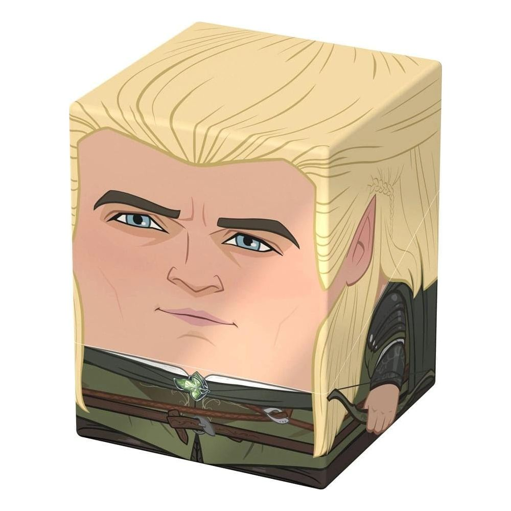 Un cube à l'effigie de Legolas, tenant un arc.