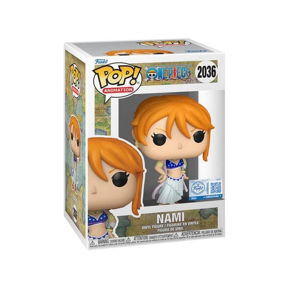 Figurka winylowa Funko Pop Nami w pudełku, z dwoma przedstawieniami Nami.