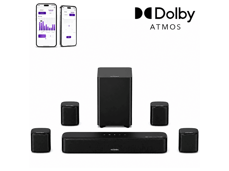Barra de sonido con subwoofer | ULTIMEA Aura A60 - 7.1ch Barra de