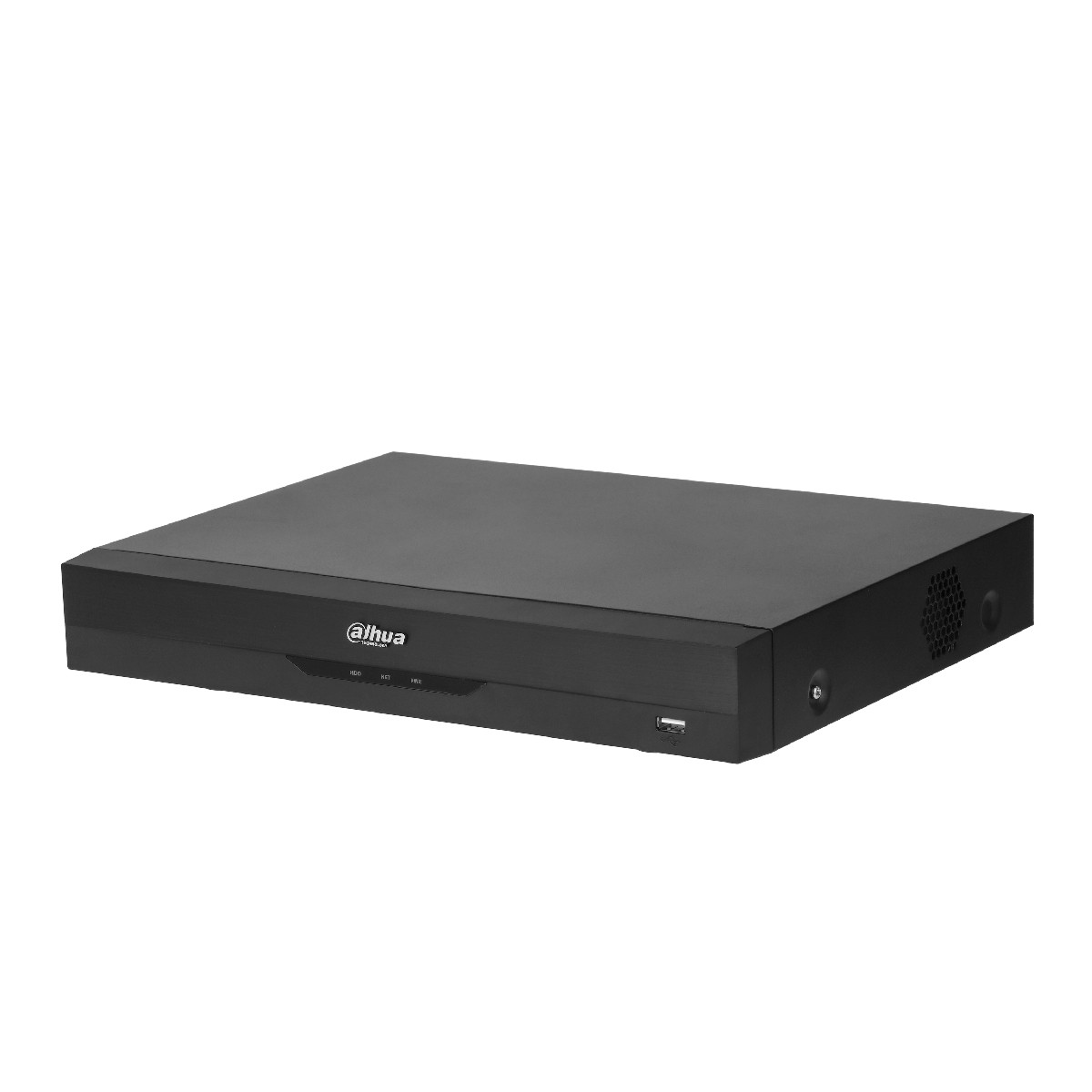 DVR Dahua nero con pulsanti frontali e porta USB.