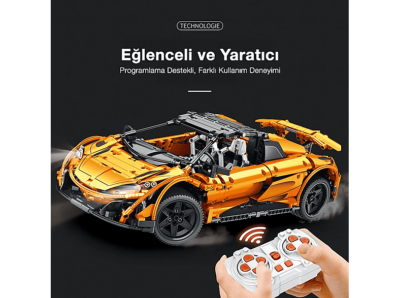 REOBRIX Technic 11003D 1/10 Mclaren 675 l Spider Araba Kumandave