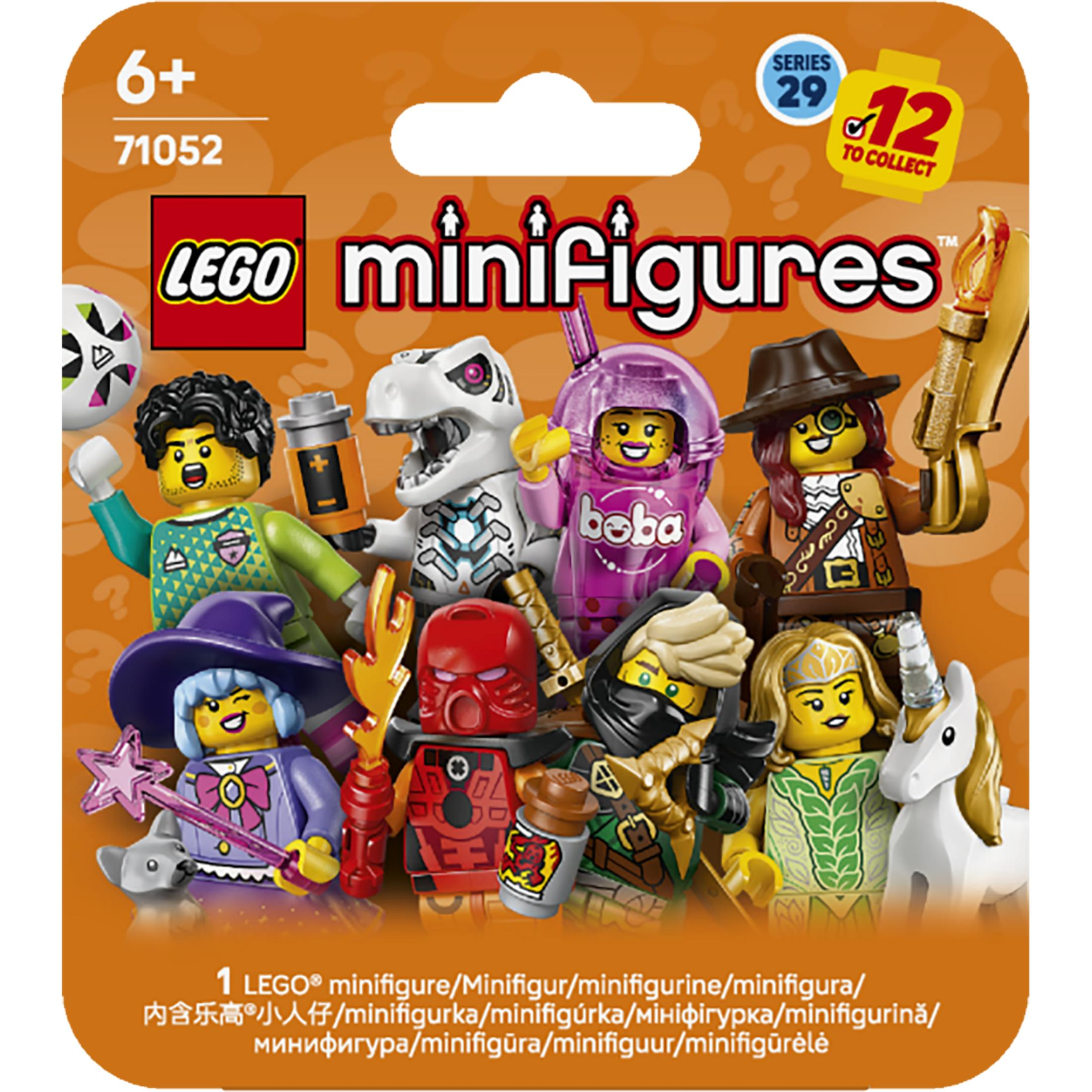 Minifigure Lego Serie 29, 12 da collezionare. Presenta varie figure.