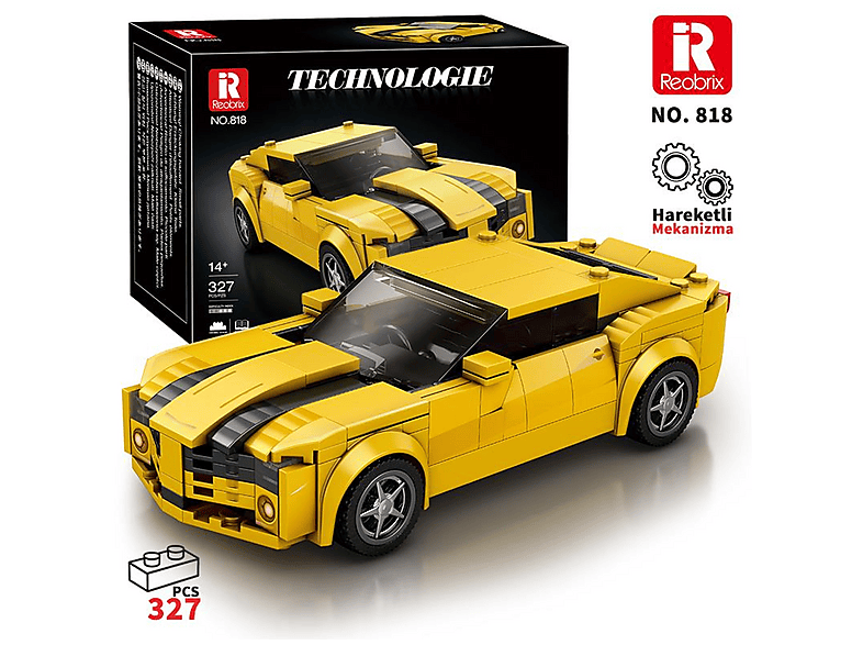 REOBRIX Creator Chevrolet Camaro Spor Araba 327 Parça 818