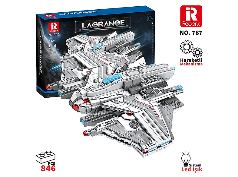 REOBRIX Lagrange Stingray MQ25 Building Blocks 846 Parça 787