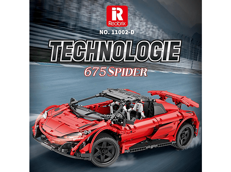 REOBRIX Technic 1/10 Mclaren 675lt Spider Araba Kumanda ve Motorlu