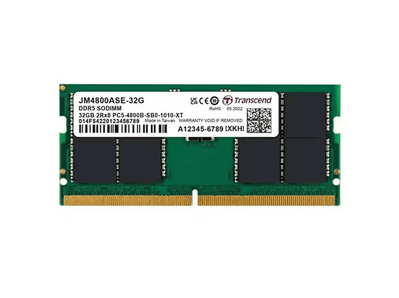 TRANSCEND JM4800ASE-32G DDR5 4800 CL40 Notebook Ram Fiyat