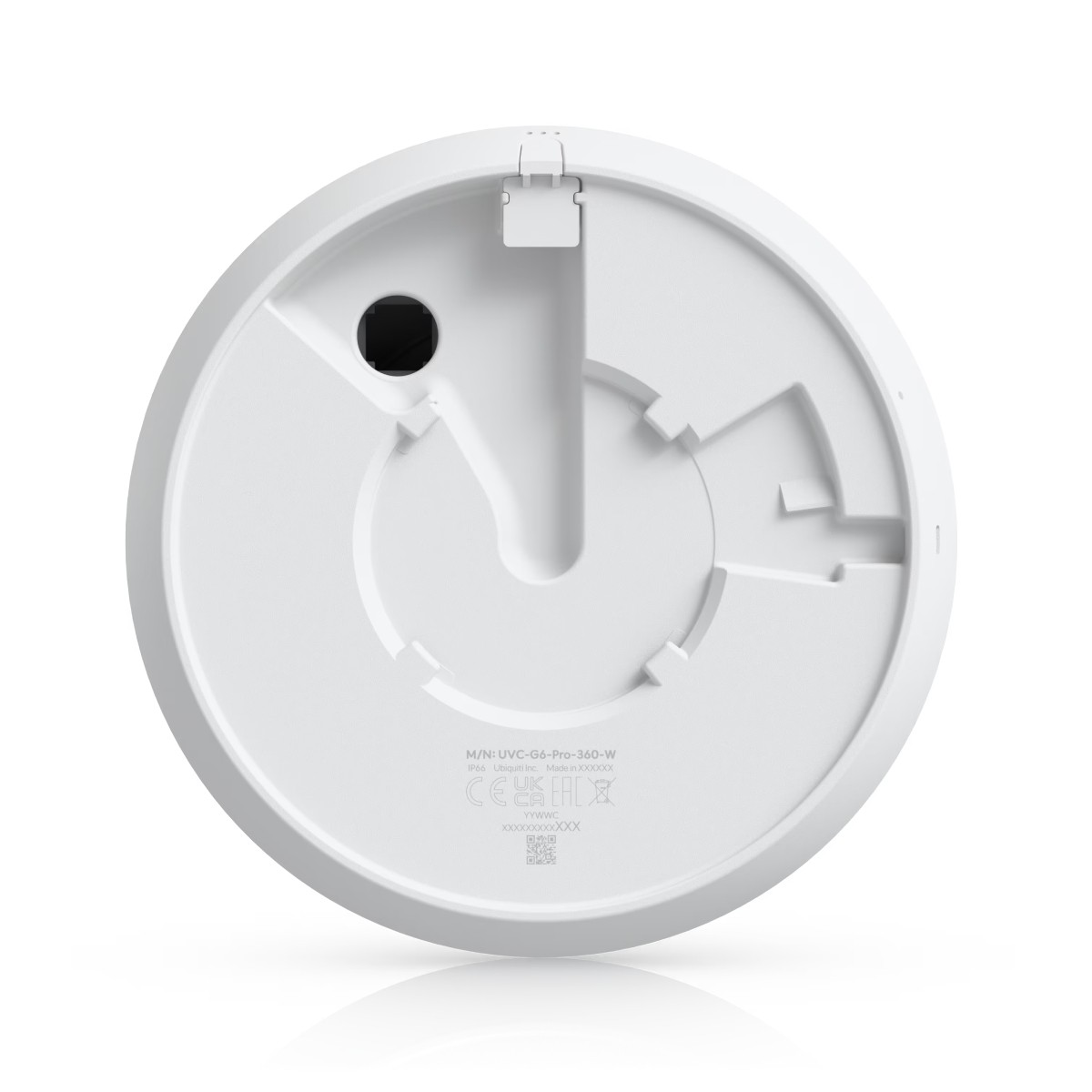 White back of a device showing model number UVC-G6-Pro-360-W.