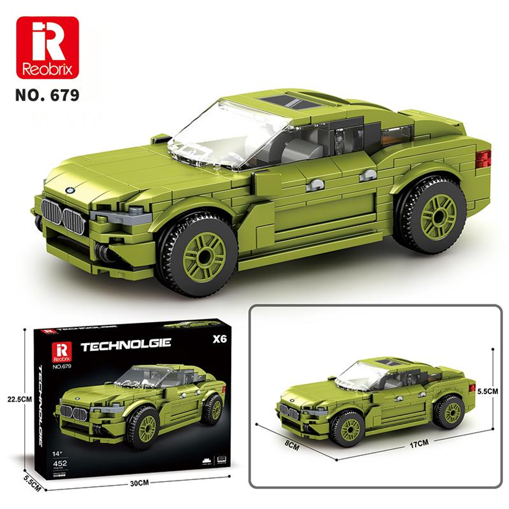 REOBRIX Creator 679 Bmw X6 Araba Suv Building Blocks 452 Parça