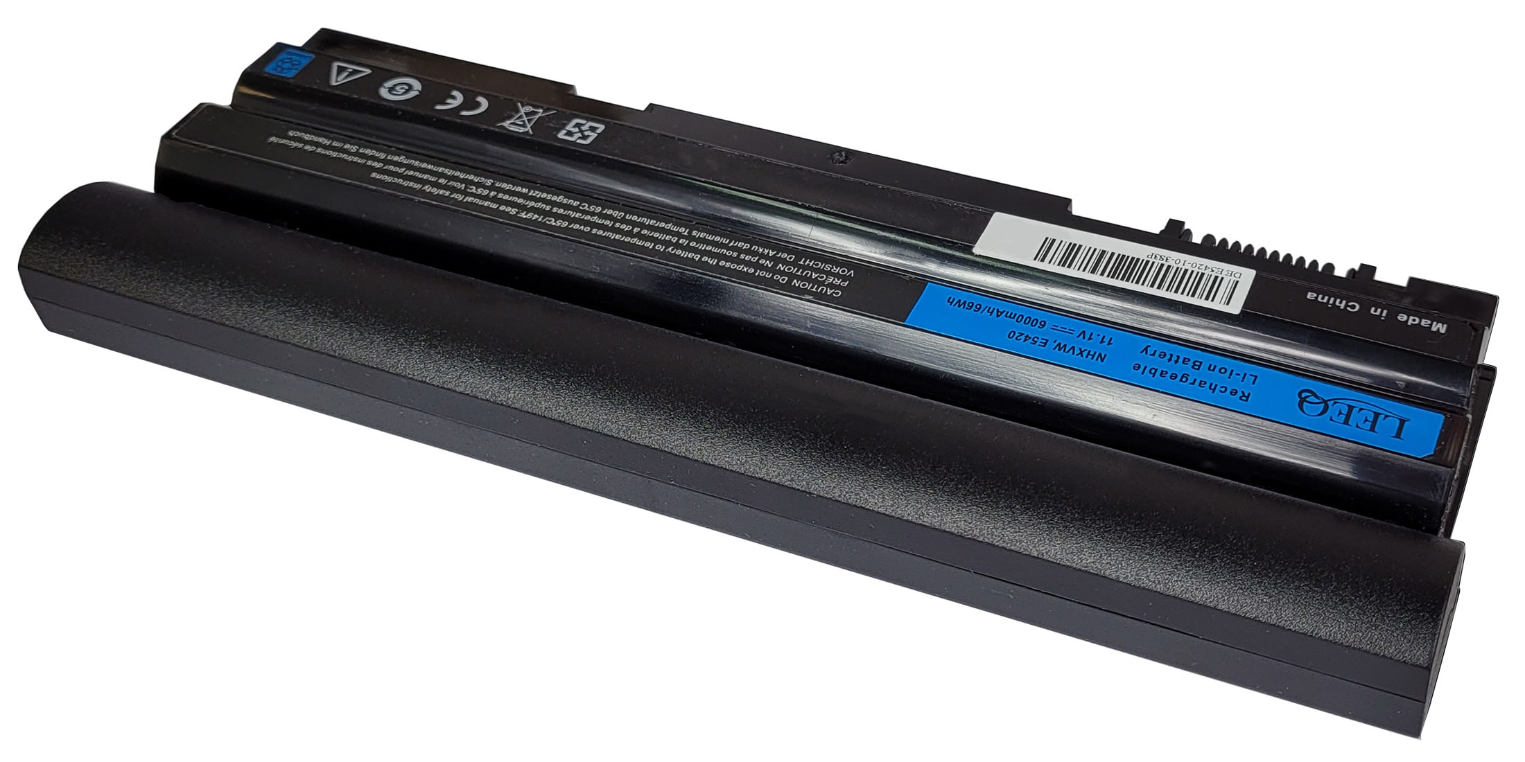 Czarna bateria Li-ion do laptopa, model NHXVW E5420, 11.1V 6000mAh.