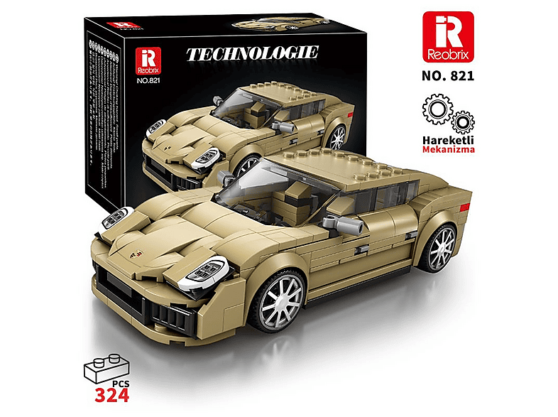 REOBRIX Creator 821 Porsche Panamera Spor Araba Building Blocks 324 Parça