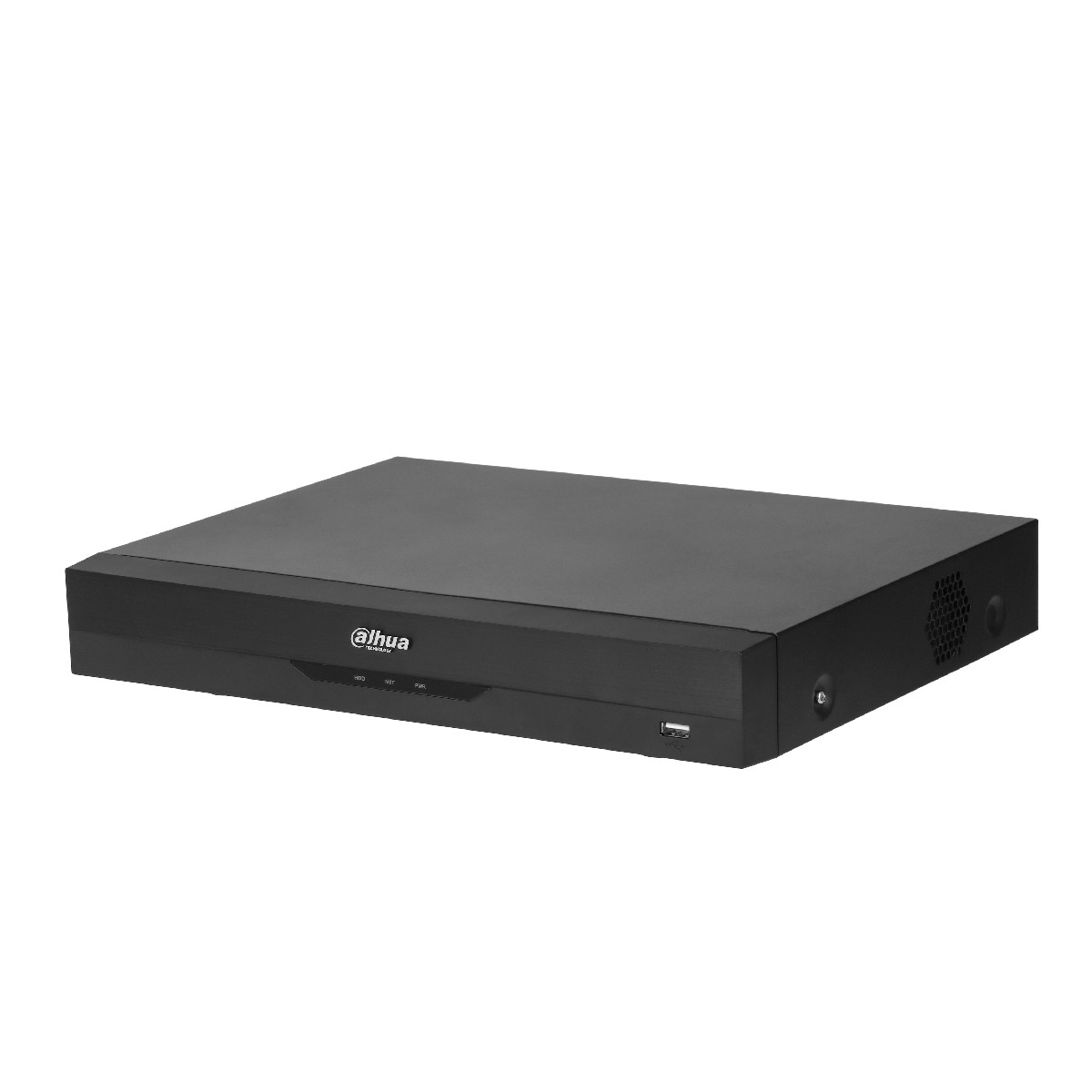 DVR Dahua nero con USB frontale e spie luminose.