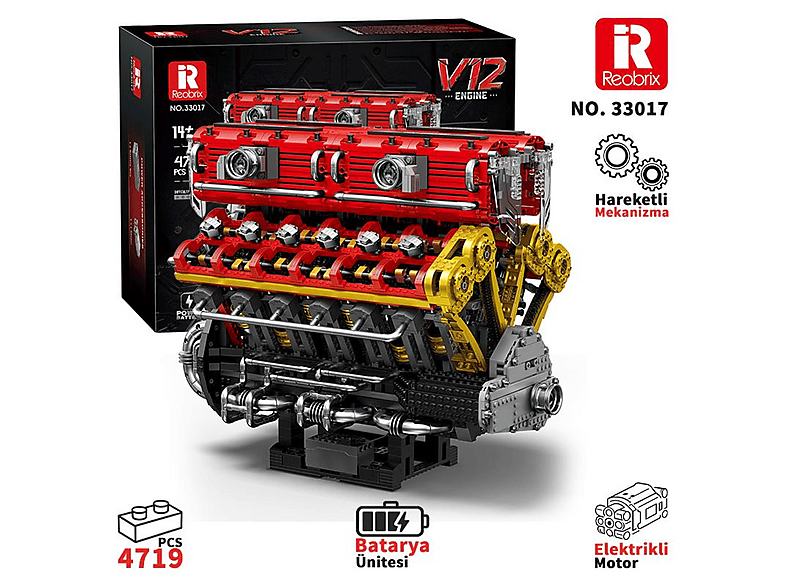 REOBRIX V12 Motor 4719 Parça 33017
