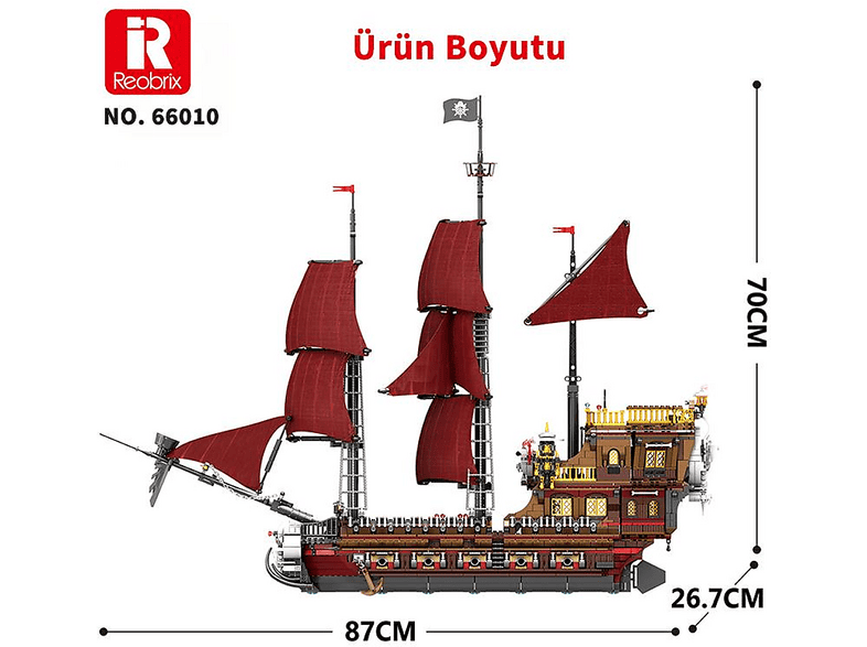 REOBRIX Korsan Gemisi Building Blocks pirate Revenge The Pirates
