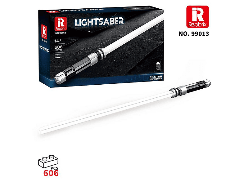 REOBRIX Işın Kılıcı Beyaz Building Blocks lightsaber 606 Parça 99013
