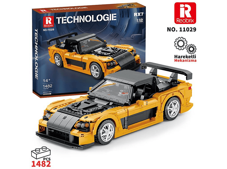 REOBRIX Technic Mazda RX7 Araba 1482 Parça 11029 Fiyat & Özellik