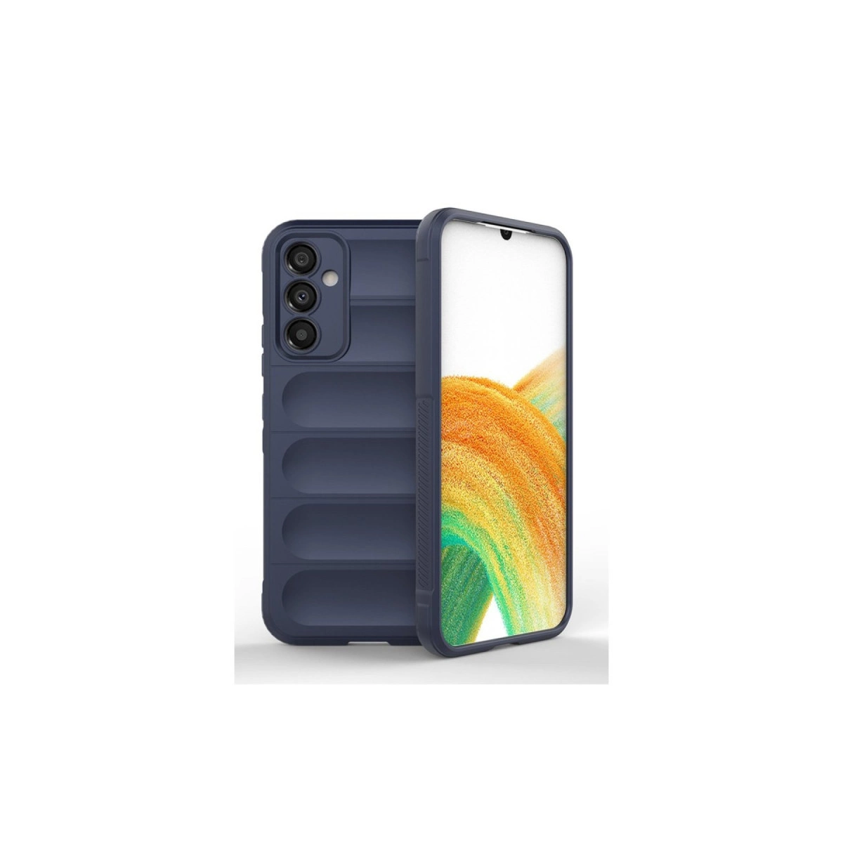 EVIMDEYOKYOK Samsung Galaxy A16 5G Uyumlu Kılıf Optimum Silikon Telefon Kılıfı Mavi