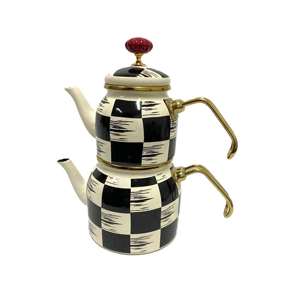 ACAR Qualita King XAP-5758 Mini Dama Çaydanlık Takımı