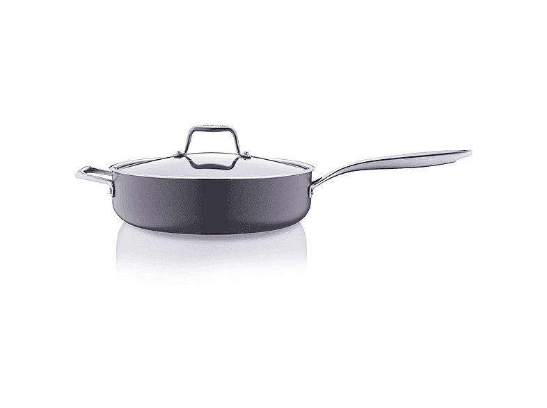 KORKMAZ A3962 Boena 28x7.5 cm Yardımcı Saplı Tava Gri