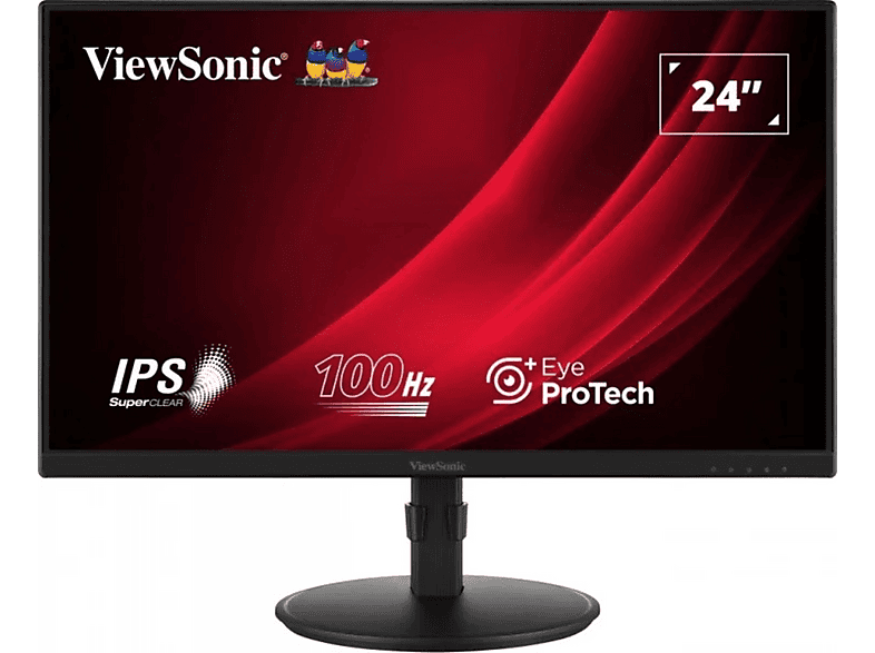 VIEWSONIC Display VG2408A Czarny