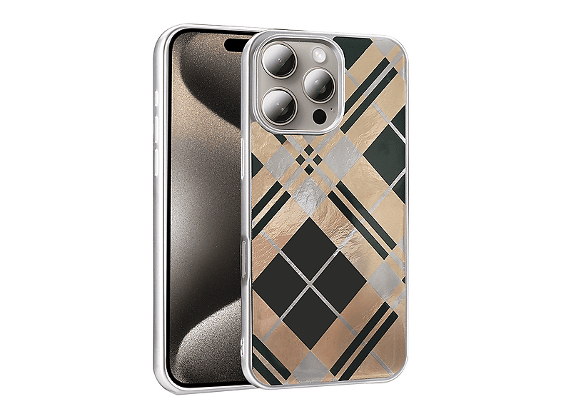LOPARD iPhone 16 Pro Max Uyumlu Desenli Mep Kapak Telefon Kılıfı Çok Renkli