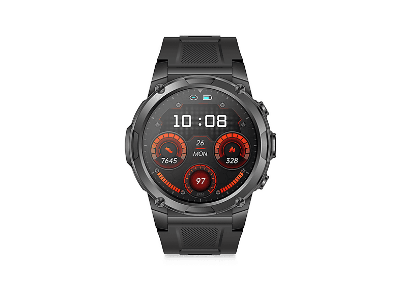 Smartwatch | KSIX Explorer 2, Aleación de zinc, Negro | MediaMarkt
