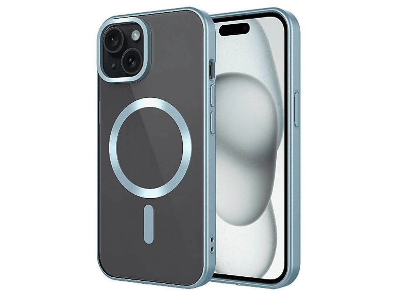 LOPARD iPhone 15 Uyumlu Mat Tasarımlı Kablosuz Şarj Uyumlu Mat Setro Kapak Telefon Kılıfı Açık Yeşil