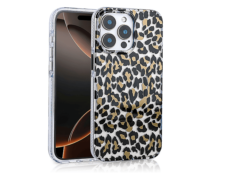 LOPARD iPhone 15 Pro Max Uyumlu Mgsafe Şarj Özellikli Jago Kapak Telefon Kılıfı Siyah-Kahverengi